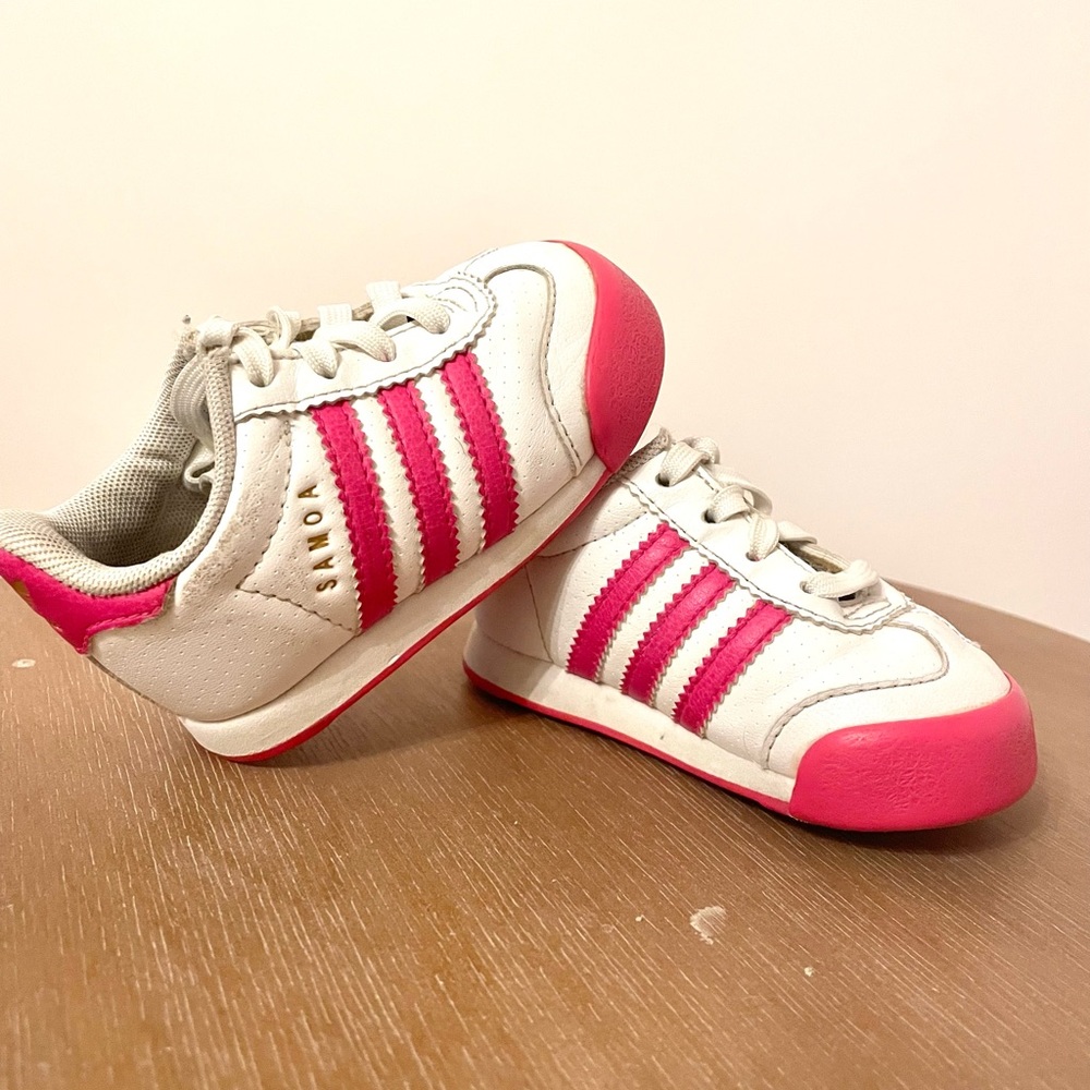 ADIDAS SAMOA PINK BABY SHOES